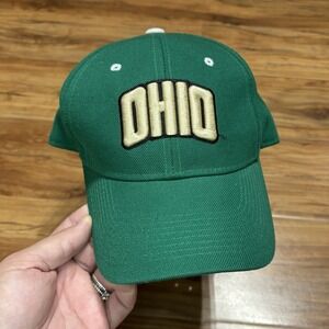 OU‎ Ohio University Bobcats Fitted  7 3/8 Cap Hat Adult Creation Of Demand Green